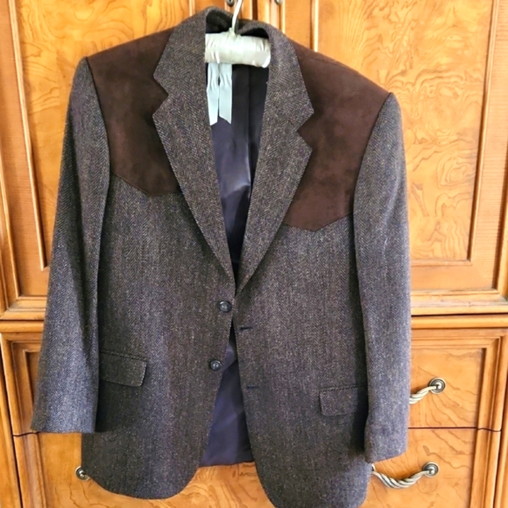 Classic Black Single-Breasted Sport Coat